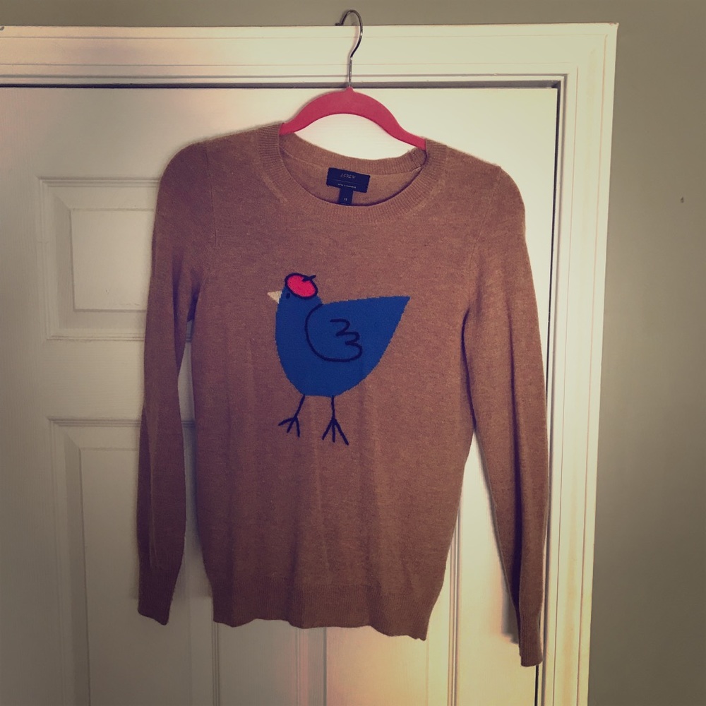J Crew bluebird crew neck sweater size xs